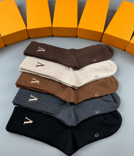 Cotton Crew Socks 5-Pack